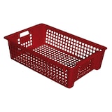 thumbnail of GILAC Caisse ajourée empilable emboîtable 28 L - 28 L - Bordeaux G039754