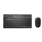 thumbnail of Rapoo 8000M kabelloses Tastatur-Maus Set QWERTZ schwarz
