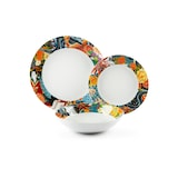 thumbnail of Excelsa service 18 assiettes Nippon porcelaine multicolore