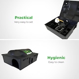 thumbnail of VerminBuster Rattenköderbox + Rattenfalle - inkl. Schloss - Köderbox für Ratten und Mäuse - Rattenköderbox - Rattenköderbox - Rattenbox