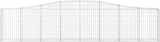 thumbnail of vidaXL Gabionen mit Hochbogen 10 Stk. 400x30x80/100cm Verzinktes Eisen