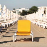 thumbnail of Resol MARINA-ANDORRA Set 2+1 Tumbona-Mesa Auxiliar Exterior Estructura Blanca - Textilene Beige