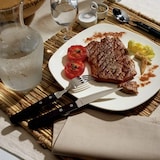 thumbnail of Amefa Coffret 6 couteaux steak Steak Pizza Noir - Manche POM microdenté