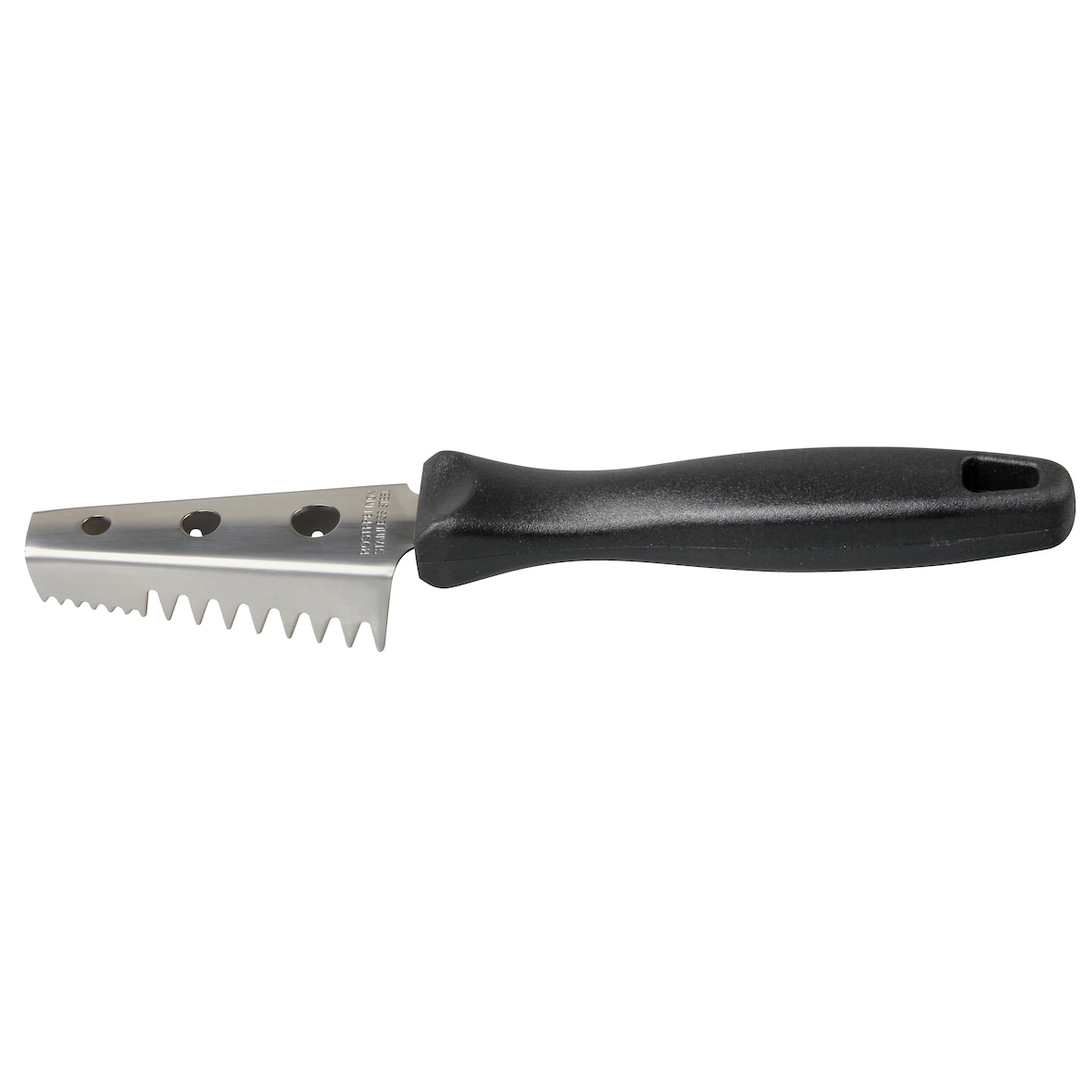 METRO Professional Visontschubber, roestvrij staal/PP, 21,5 cm, vaatwasmachinebestendig, zilver/zwart