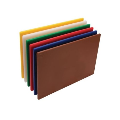 Hygiplas Standard Schneidebretter Set Mit Geringer Dichte (6 Stück)