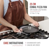 thumbnail of Victoria Plancha Cocina para Pizza Hierro Fundido Esmaltado Inducción Sartén 25cm Fuego, Barbacoa, Horno, VIC-38328, Negro