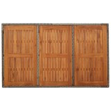 thumbnail of vidaXL Gartentisch mit Holzplatte Grau 150x90x75 cm Poly Rattan