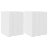 thumbnail of vidaXL TV-Wandschrank Wandmontiert 2 pcs Glänzend Weiß 30 x 31 x 40 cm