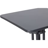 thumbnail of aro Table de bistrot, acier, 60 x 60 cm, carrée, gris foncé
