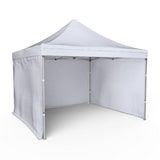 thumbnail of Tente pliante Barnum Aluminium 300x300cm - Blanc + 3 murs offerts