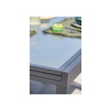 thumbnail of Table de jardin 10 places en aluminium anthracite et plateau verre - TOLEDE