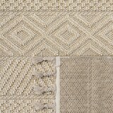 thumbnail of Teppich Kurzflor Struktur Wohnzimmer schmutzabweisend Creme Rechteckig 240x340 | 100% Polypropylen | Florhöhe: 7 mm | pflegeleicht