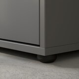 thumbnail of WB-Unterschrank 63x34x55cm | 2 Türen & Soft-Close | Siphonausschnitt | Graphit | Made in Germany | Badschrank Modern | Kadima Design Serie HAMBURG