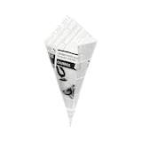 thumbnail of MONOUSO - Papieren voedsel kegel Vetvrij "Times" 42cm 600g (250 stuks)