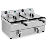 thumbnail of Royal Catering Elektro-Doppel-Fritteuse - 2 x 13 l - 6400 W - Ablasshahn -
