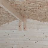 thumbnail of Gartenhaus Bh19 Hobby 198x198 aus naturbelassenem Fichtenholz 19 mm mit Doppeltür und Fenster, OSB3-Dach und Boden, Montage