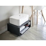thumbnail of Yamazaki Druckerstation Druckerregal Druckertrolley Druckerschrank mit Rollen 48x19x37cm Metall schwarz