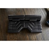 thumbnail of KAWOLA Big Sofa TARA Wohnlandschaft Leder schwarz 286x75x148cm (B/H/T)