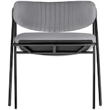 thumbnail of tectake Eetkamerstoel Bedano, gestoffeerd, geweven stof, 150 kg - grijs, Set van 6 - 405519