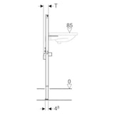 thumbnail of Geberit Waschtischelement Duofix Basic BH 112 cm