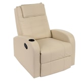 thumbnail of Fernsehsessel Durham, TV Sessel Relaxsessel Liegesessel, Kunstleder ~ creme