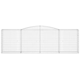 thumbnail of vidaXL Gabione mit Hochbogen 400x50x120/140 cm Verzinktes Eisen