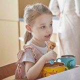 thumbnail of Cuitisan Baby - Set de Cubiertos Infantiles de 15 cm en Acero Inoxidable. Rosa