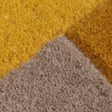 thumbnail of Handgetufteter Wollteppich `Thames Eva` - Geometrisch & Modern. Farbe: Senfgelb, 200x290 cm | Kadima Design