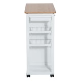 thumbnail of HOMCOM Carro de Cocina Carrito de Servir Estantería Carrito Auxiliar 70x37x85cm Madera