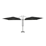 thumbnail of METRO PROFESSIONAL Guarda-sol duplo quadrado, aço, 2.5 x 2.5 m, repelente de água, antracite/cinzento