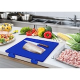 thumbnail of METRO PROFESSIONAL Polyethyleen snijplank, 60 x 40 x 2 cm, met stop, blauw