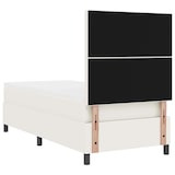 thumbnail of vidaXL Boxspringbett mit Kopfteil Creme und Weiß 90 x 200 cm Cordstoff