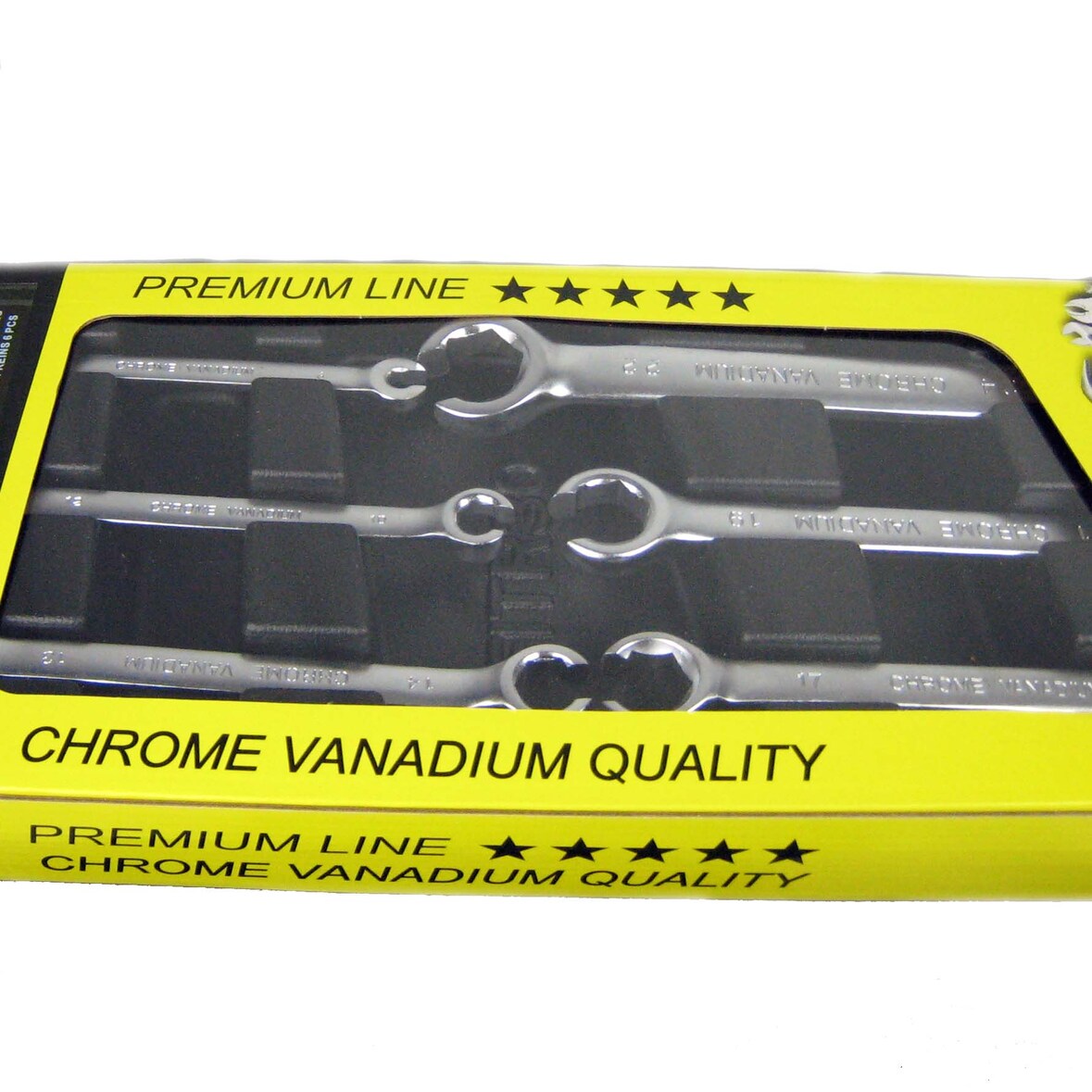 Bremsschlüssel Set 6 teilig Chrom Vanadium 8,9, 10,12, 13,14, 15,17, 19,21, 22,24mm