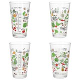 thumbnail of Organic Gemüse Trinkglas mit Skala Messbecher 0,3L Milliliter Gramm Backen Saft