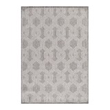thumbnail of Küchenteppich Geo-Muster Robust Waschbar Strapazierfähig Terrasse Garten Grau 80x150 cm OEKO-TEX Schadstoffgeprüft – ORLA von Kadima Design