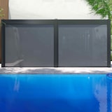 thumbnail of Pérgola bioclimática independiente de 3 x 6 m con 4 toldos grises