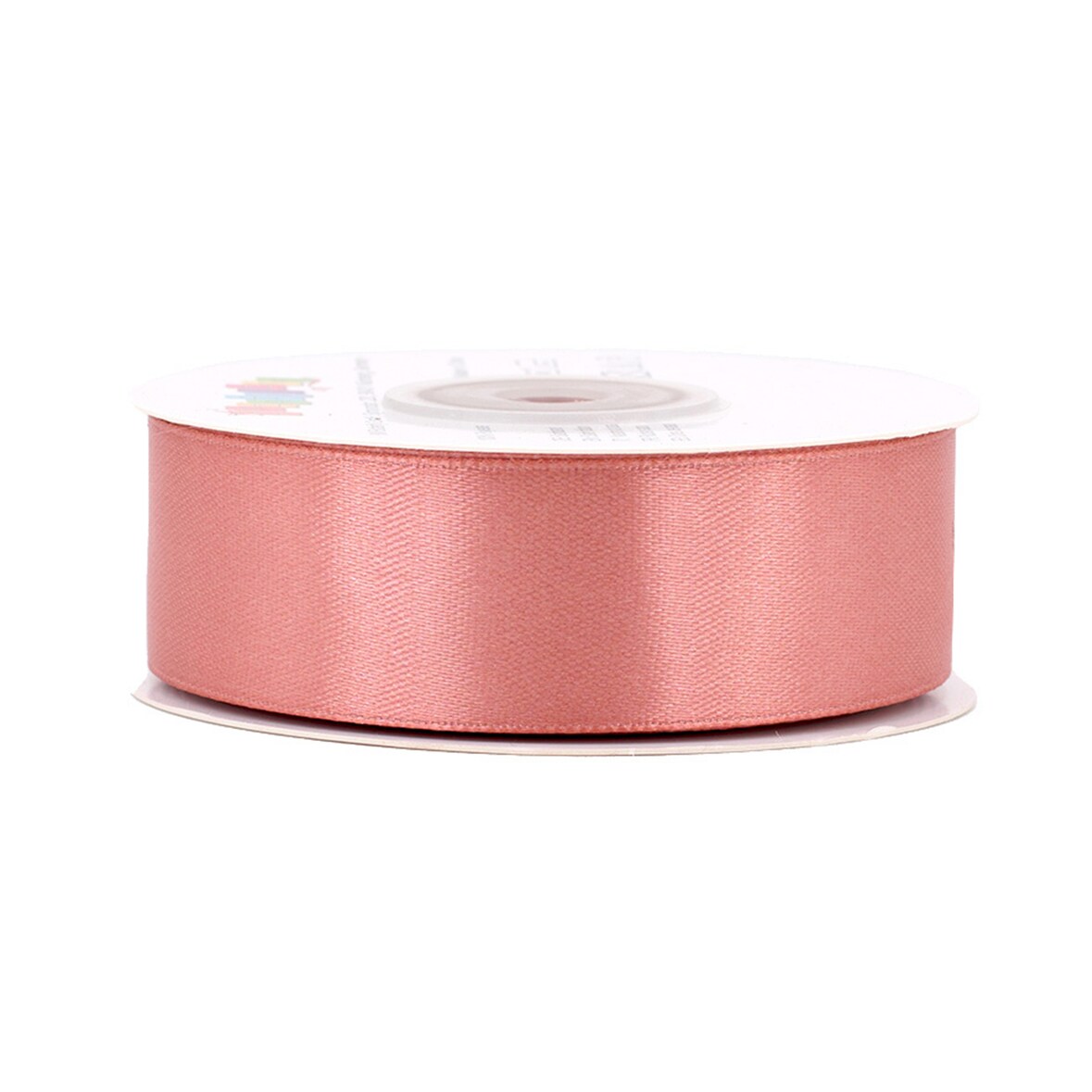 25mm Satinband 25m Schleifenband Geschenkband Stoffband Bänder Uni Rosegold