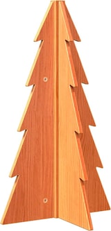 thumbnail of vidaXL Weihnachtsbaum Holz zum Schmücken 69,5 cm Massivholz Kiefer