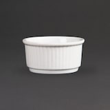 thumbnail of Stapelbare Whiteware ramekins 12,5cl | 12 stuks |  8,2(Ø)x4,5(h)cm