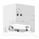 thumbnail of Kombination Badewanne Dusche K50-R00 Duschtempel 100x170 cm