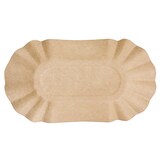 thumbnail of 1000 Pappschalen Pommesschalen oval FF 19x11x3 cm braun – mit Fettbarriere