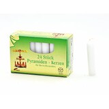 thumbnail of 24er Pyramidenkerzen WEIß in Fotokarton