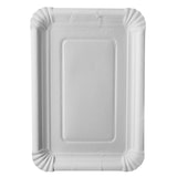 thumbnail of PAPSTAR 250 Teller, Pappe "pure" eckig 18 cm x 26 cm weiss