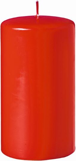 Kerzen Stumpenkerzen Paprika Rot, 200 x 70 mm, 4 Stück