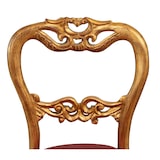 thumbnail of Sedia poltrona stile Luigi XVI in faggio, elegante e resistente, alta qualità