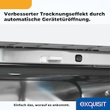 thumbnail of Exquisit Geschirrspüler GSP6312-030D weiss | Spülmaschine 60 cm | 12 Maßgedecke | Auto Türöffner | Intensiv Modus | Unterbaugerät