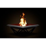 thumbnail of The Favilla Feuerkorb schwarz Premium-Feuerstelle (pulverbeschichtet) Wetterfester Stahl, für Garten