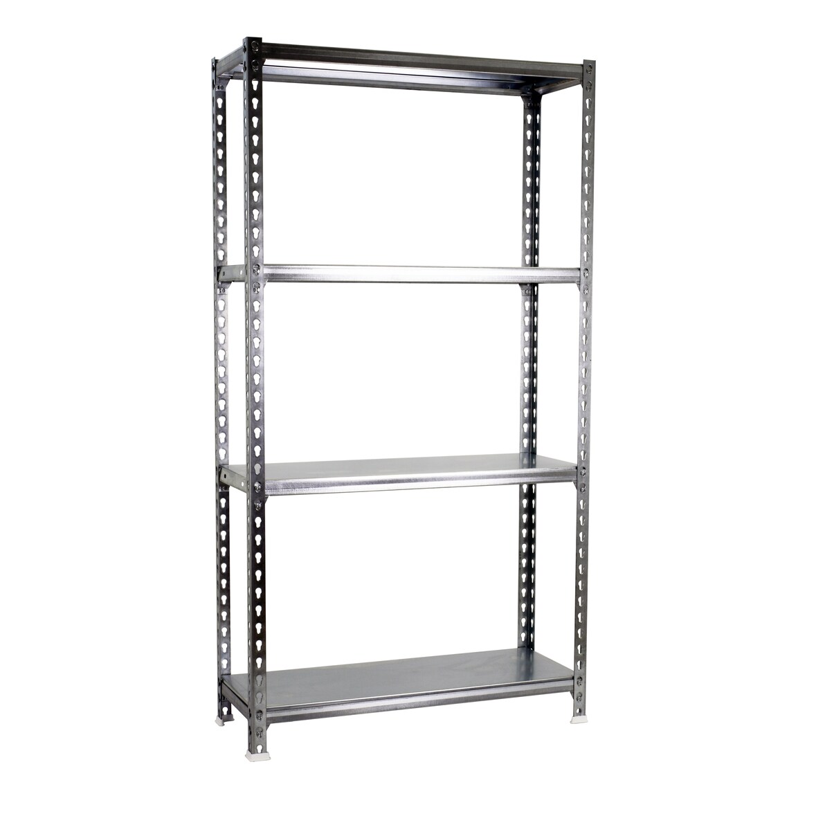PROREGAL Schwerlastregal MID METAL SHARK | HxBxT 150x100x30cm | Fachlast 180kg | Verzinkt | Regal Standregal Werkstattregal Lagerregal