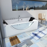 thumbnail of Whirlpool Pool Badewanne Eckwanne Wanne W81-A 90x180cm mit Farblichtherapie