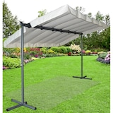 thumbnail of HABRITA pergola marquise 3.60x2.50m gris anthracite per2535m